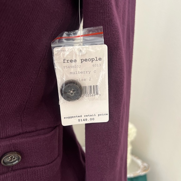 Free People Mulberry Purple Jacket - Picture 6 of 7